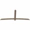 Ekena Millwork Bellingham Smooth Timber Gable Bracket, Douglas Fir, 108"W x 49"H x 1 1/2"D x 5 1/2"F, 11/12 Pitch GBW108X49X0206BEL00SDF - alternate 3